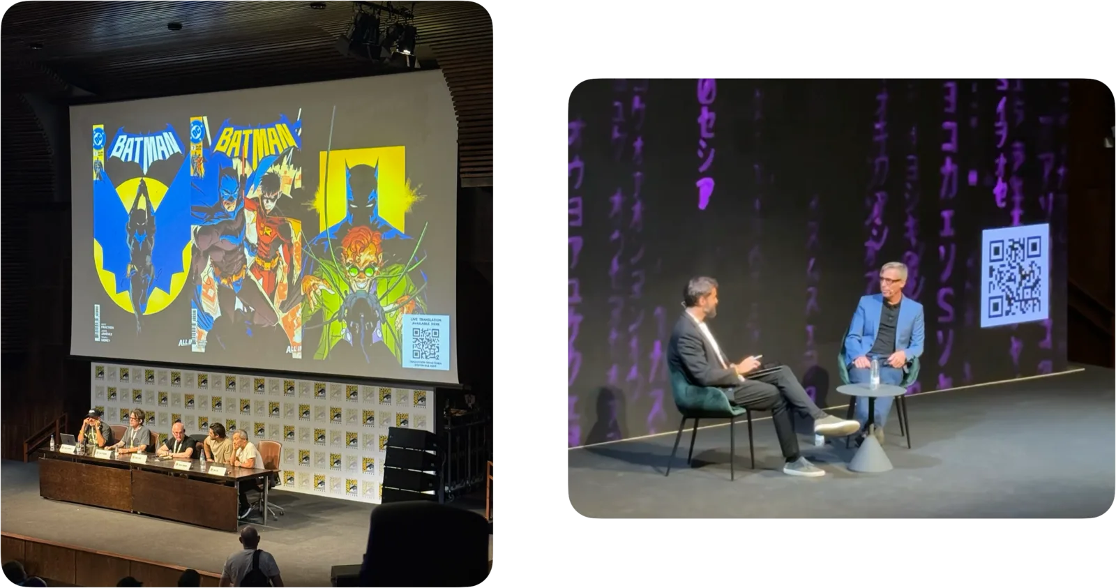 Comic-Con panels
